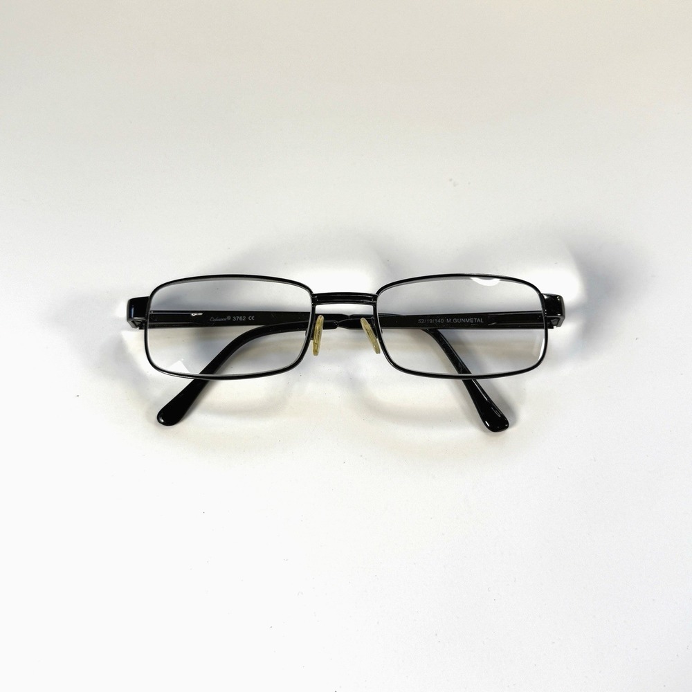 Enhance 3762 Eyeglasses Frame Only‎ Gunmetal 52-19-140 Flex Hinge Full Rim